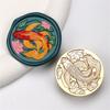 Vintage Seal Stamp Head Replacement, Embossed Sealing Stamp Head for Seal Envelope, Invitations Scrapbooking Decoration