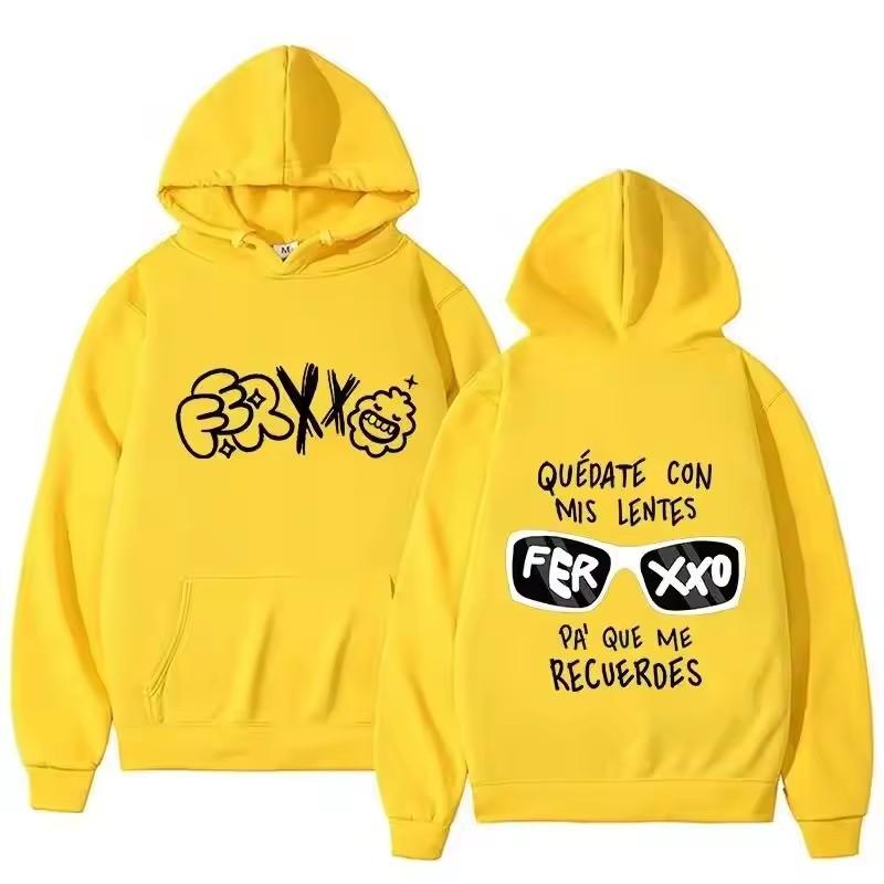 Ferxxoo Feid 2024 Retro Harajuku Hoodie Unisex Funny Classic Graphic Pullover Sweatshirt Vintage Style for Women And Men