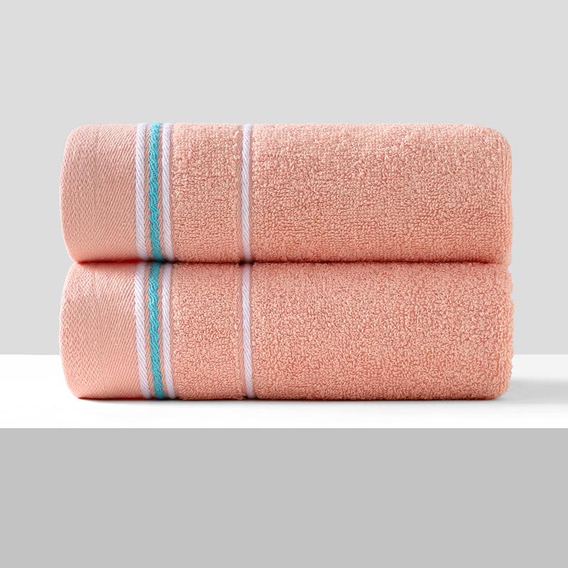 Soft, Absorbent Polyester-Cotton Towels - Thickened for Household Use, Face Wash, and Gifts