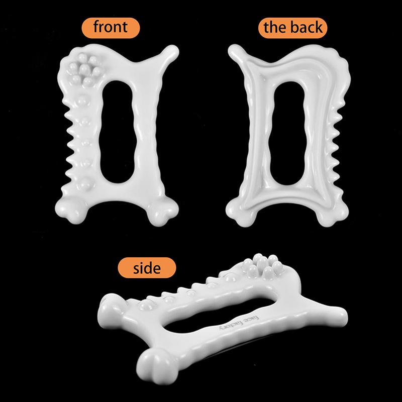 White Ceramic Scraping Board Gua Sha For Face Body Massage Tool Body For Relief Massage Face Lift Guasha Acupoint Massager