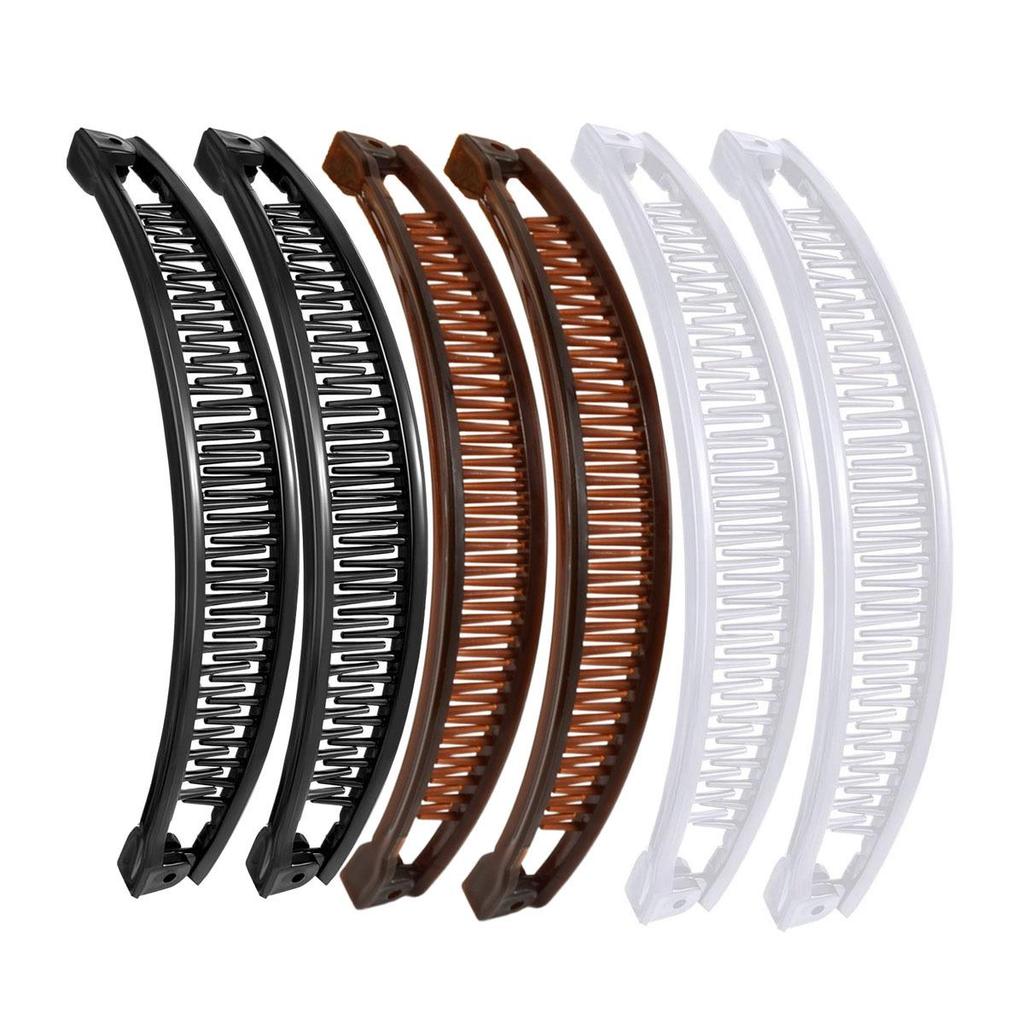 European & American Fashion Hairpin Set: Banana, Updo, Fish, Ponytail Clips & Insert Comb Hair Accessories