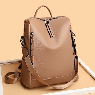 Neuer amerikanischer trendiger Nischendesign-Rucksack mit Diebstahlschutz und großer Kapazität, modische Damentasche