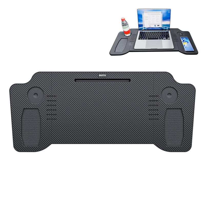 For Tesla Model 3 ModelY Food Tray Table Folding Table Laptop Stand Drive Desk For Steering Wheel Versatile Drinks Tray Holder