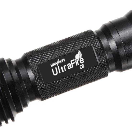 Aluminium Alloy Waterproof Super Bright Rechargeable Flashlight Torch Light