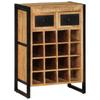 Day and Night - Day and Night Wine Rack for 16 Bottles Solid Mango Wood