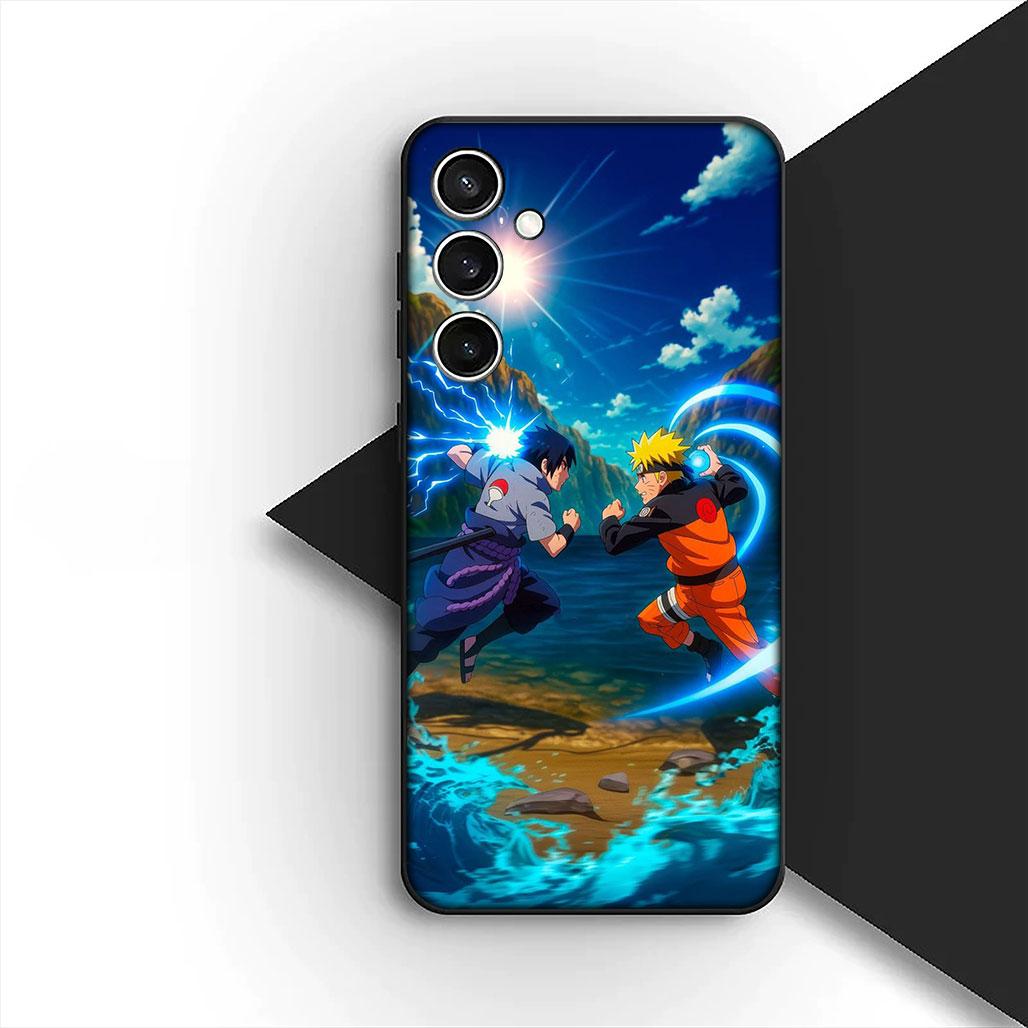 

Uchiha Tobi Narutos Obito Sasuke Cover for Samsung Galaxy S25 S24 S23 FE Ultra Plus S7 Edge S25+ S24+ A56 5G + Coque Phone Case Galaxy S25 FE