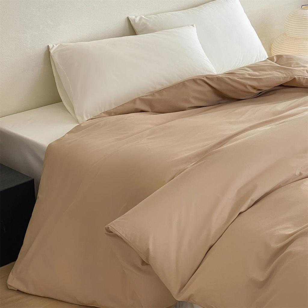Solid Color Washed Cotton Duvet Cover, Single Item, 100% Cotton, Available In Sizes 150x200 & 200x230