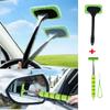 Panno Detergente Antiappannante per Parabrezza Auto, Spazzola, Tergicristallo Specchietto Retrovisore, Tergicristallo Estensibile Portatile per Vetri Auto, Detergente per Appannamento Vetri
