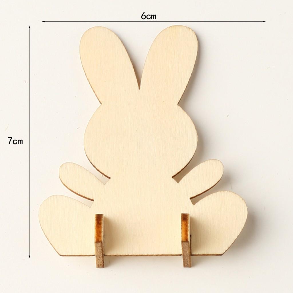 

Children s Creative Handmade Wooden Rabbit Decoration for Painting