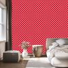 Red and Coral Dots Wallpaper for Living Room and Bedroom 50x1000