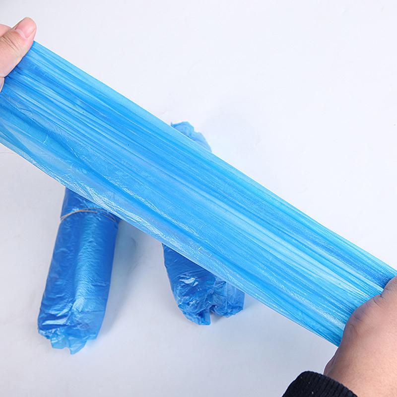 100 db Eldobható Túlujjas Olajálló Védő Karvédő Pe Túlujjas