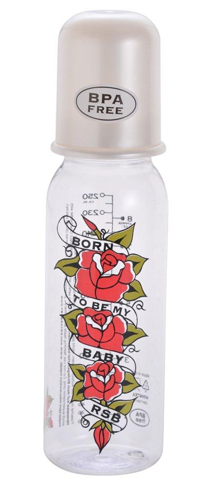 

ROCK STAR BABY Baby Bottle Rose L Red/Black