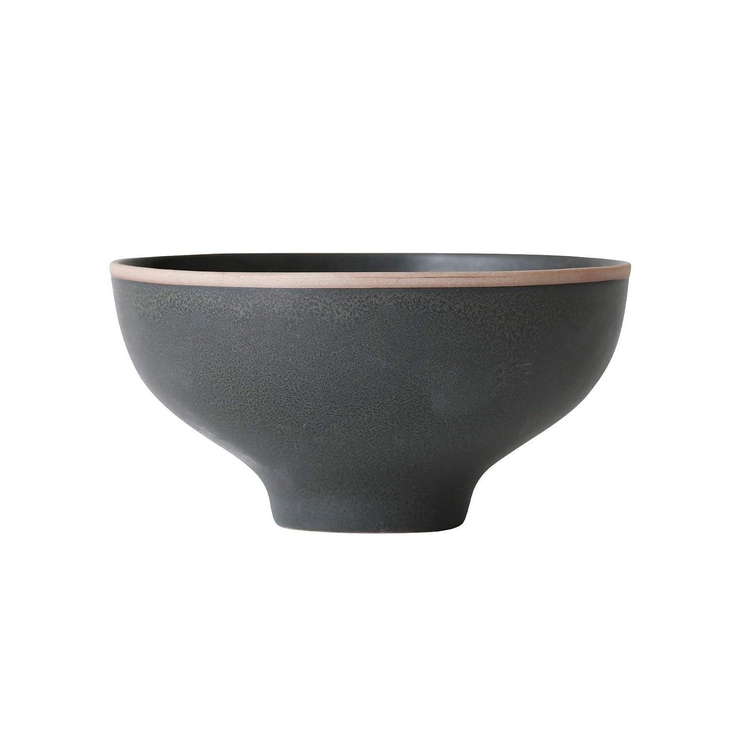Sarasa Design Ibuki Craft Rice Bowl (Black L)