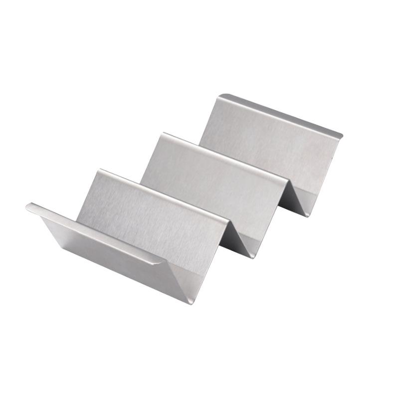 W-Shaped Stainless Steel Taco and Pancake Holder