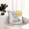 Pillow Cover Happy Easter Bunny Pattern Cushion Cover Eggs Novelty Pillow Case For Sofa Home Decorative Pillowcases