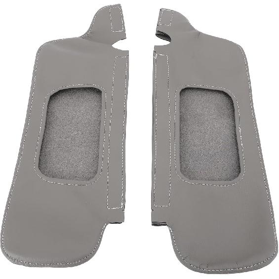 Car Sun Visor Cover, 2Pcs PU Leather Sun Visor Protector Scratch Cover for 1994-2004 with Stylish Look, Easy Installation, and Luxury Sporty Style