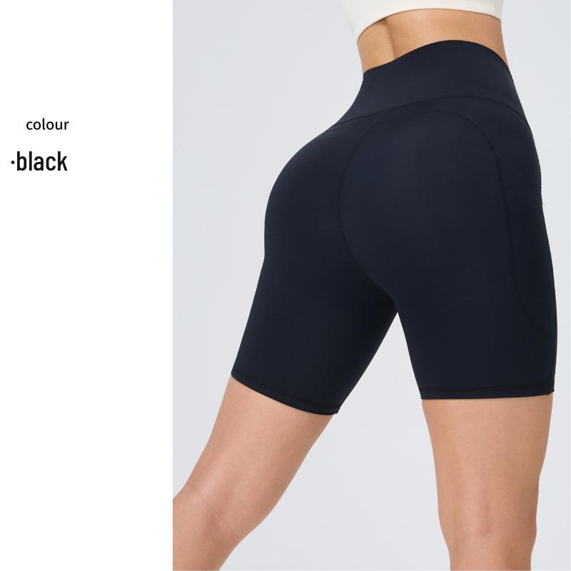 High-Waisted Quick-Dry Breathable Peach-Lift Yoga Shorts
