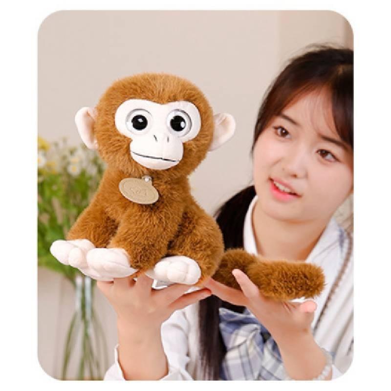 Adorable Plush Golden Monkey Stuffed Animal Soft Toy For Kids Birthday Gift