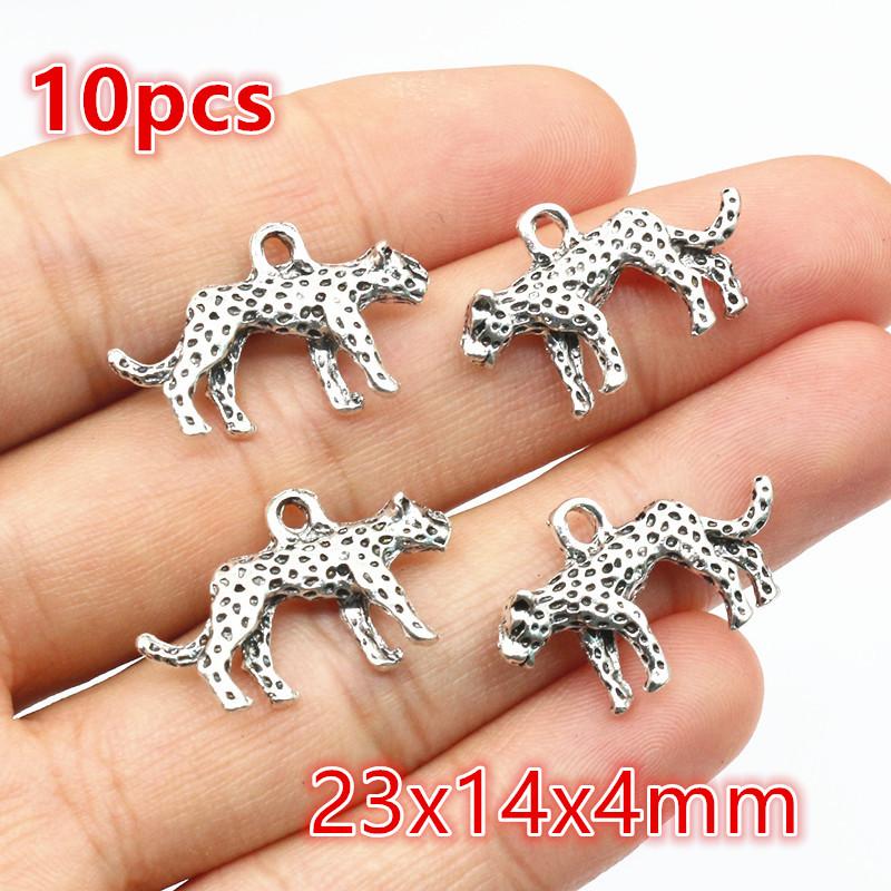 2-30pcs Animal Pendant Cute Charms Cat Dog Leopard Deer Elephant DIY Jewelry Making Accessories Findings for Necklace Keychains