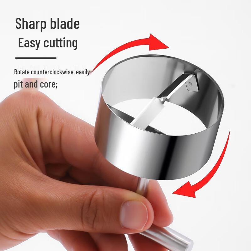 Stainless Steel Apple & Pear Fruit Corer Deseeder - 5 Piece Set