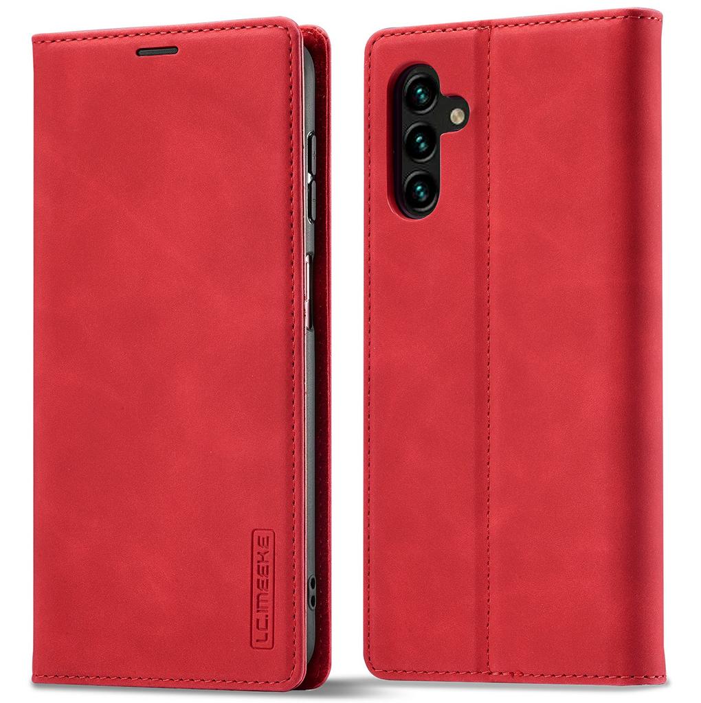 LC.IMEEKE Pouzdro-peněženka z mikrovláknové kůže pro Samsung Galaxy A37 5G