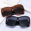 New Integrated Large Frame One-piece European and American Women's Sunglasses Fashion Trend Men's Sunglasses Women