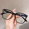 Luxury  Anti-Blue Light Myopia Glasses Women Men Eyewear Eye Protective Computer Eyeglasses Diopter 0 -1.0 -1.5 To -6.0