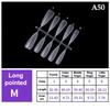 100Pcs/Box False Nails Transparent Press On Nails Coverage False Nails Tips Short Shaped Water Drop Full Sticker For Nails