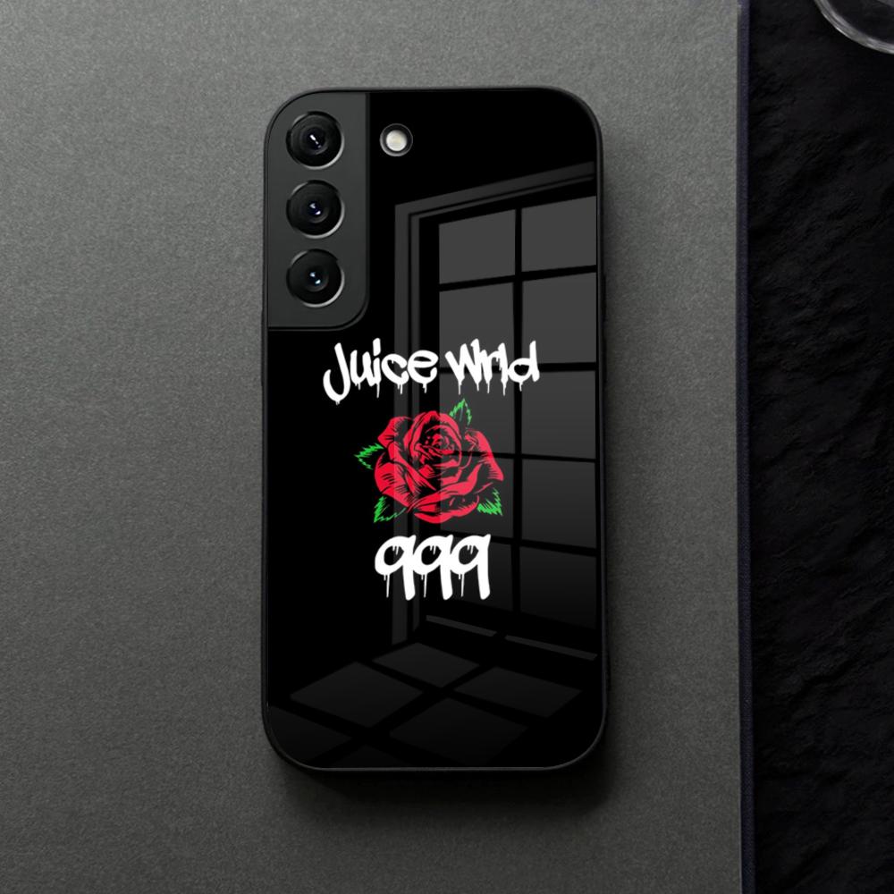 999 J-Juice W-WRLD Phone Case Glass For Samsung Galaxy S21 S25 S22 S20 S24 S23 Ultra Fe Plus A16 A34 A54 A24 Coque