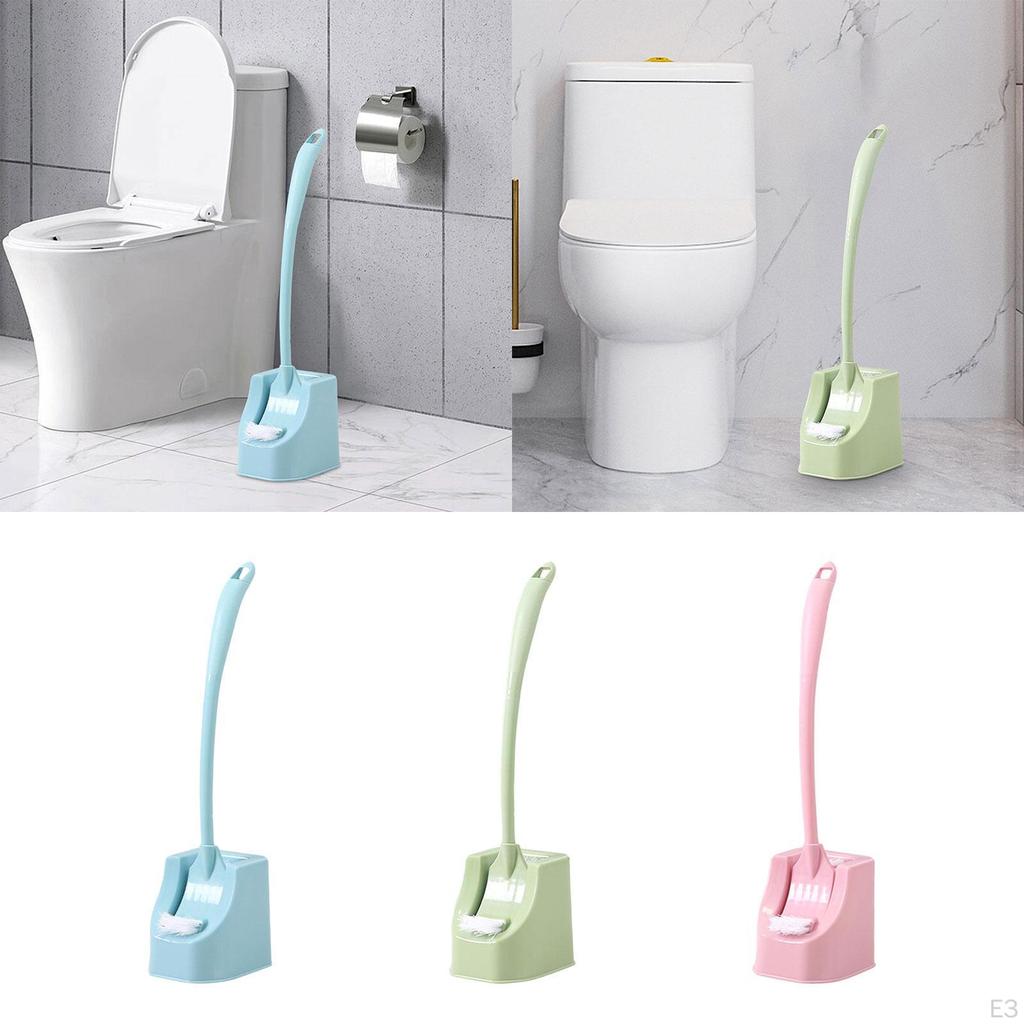 Badezimmerbürste mit Halter, Toilettenschrubber für den Heimgebrauch, Kopfreinigungswerkzeug