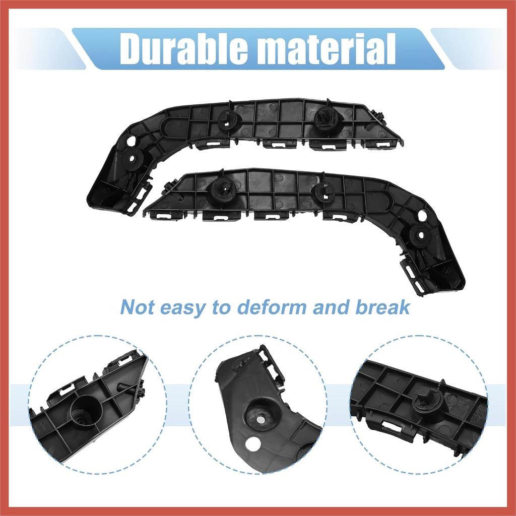 ACROPIX 1 Pair Front Bumper Mount Support Bracket for Toyota 4Runner 2014-2018 5211535153 5211635152 Left and Right Side Car Parts