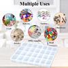 Plastic Organizer Storage Box  Container Jewelry Box with Adjustable Dividers for Beads Art DIY Crafts Jewelry Fishing Tackles