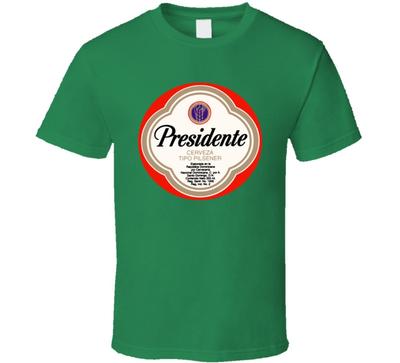Camiseta Logo Retrô da Cervejaria Presidente Beer