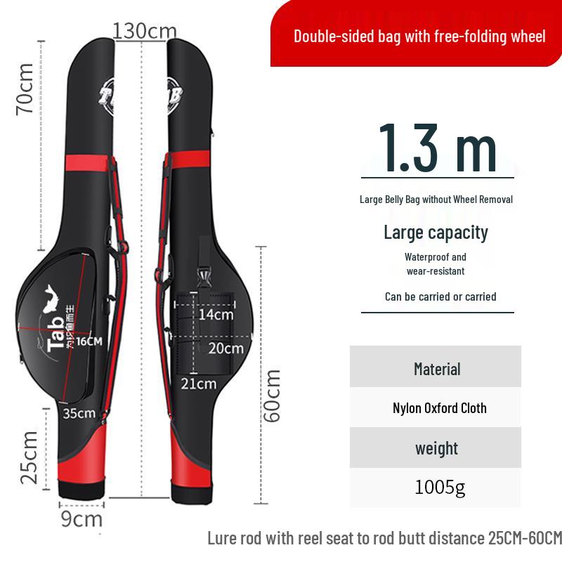 Waterproof Multi-Functional Hard Shell Fishing Rod Bag