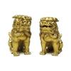 Feng Shui Good Luck Figurine Guardian Dog (Lion Guardian Dog) Gold 8 Cm