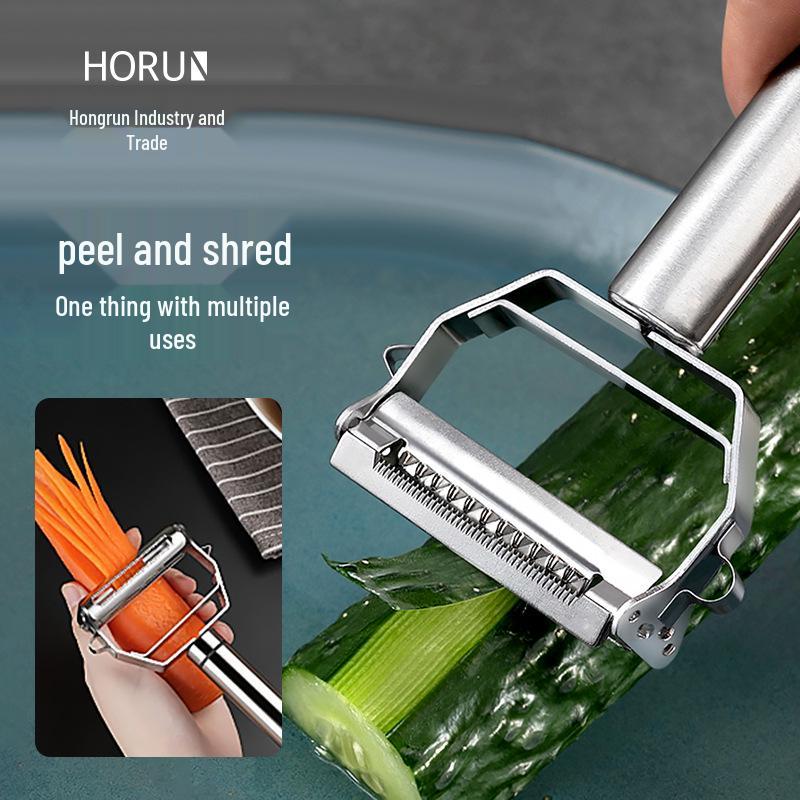 Stainless Steel Multi-Functional Peeler and Grater for Kitchen Use Bag-packed Stainless Steel Peeler Grater