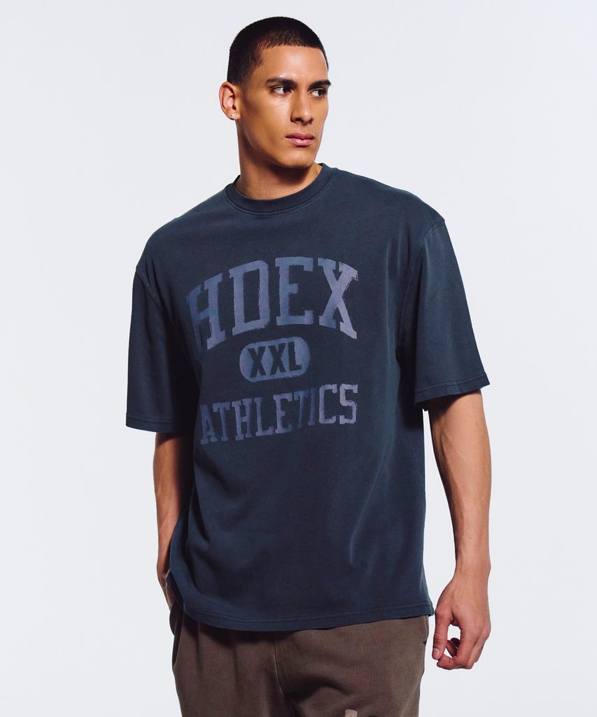 HDEX Varsity Washed Short Sleeve (Pigment Navy)