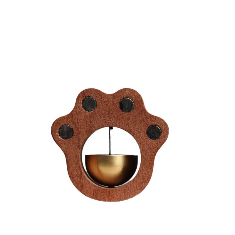 2Set of Decorative Doorbell Copper Bells Cat Paw Dopamine Doorbell Healing Wind Chime Entry door Door Entry Reminder Bell Refrig
