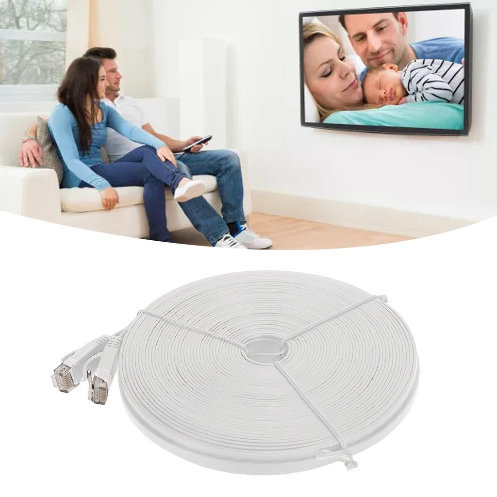 Gigabit   Cable 66ft Length 1000Mbps RJ45 Port CAT6   Cable Ethernet Cable for Routers Laptops
