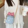 Children's Purse With Bow Detail Rhombus Chain Strap Mini Bag For Girls Summer New Stylish Shoulder Bag