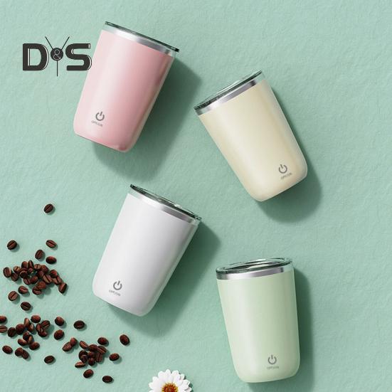 Automatic Magnetic Stirring Coffee Mug 350ml Electric Mixing Cup Stainless Steel Self Stirring Mug Rechargeable Magnetic Stirrer Coffee Cup for Milk