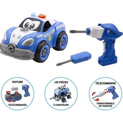 Remote-controlled Car - TOOKO - BUILD MY RC POLICE CAR - Follow-me Technology - From 2 Years Old