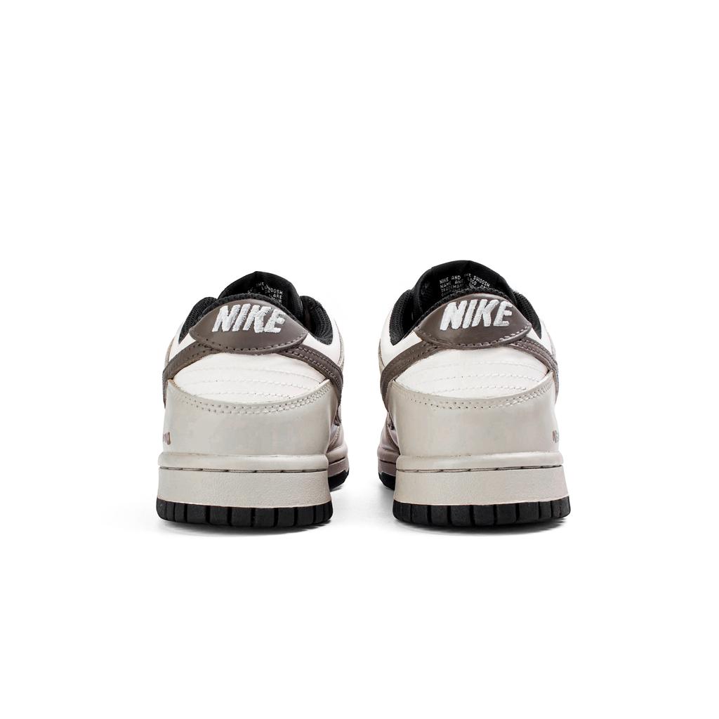 Nike Dunk Abrasion Resistant Abrasion Resistant Low top Skateboard Shoes Unisex White Brown HF5441-100(Team189-)