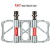 PROMEND M86 Aluminum Alloy Three-Bearing Bicycle Pedals for Mountain and Road Bikes