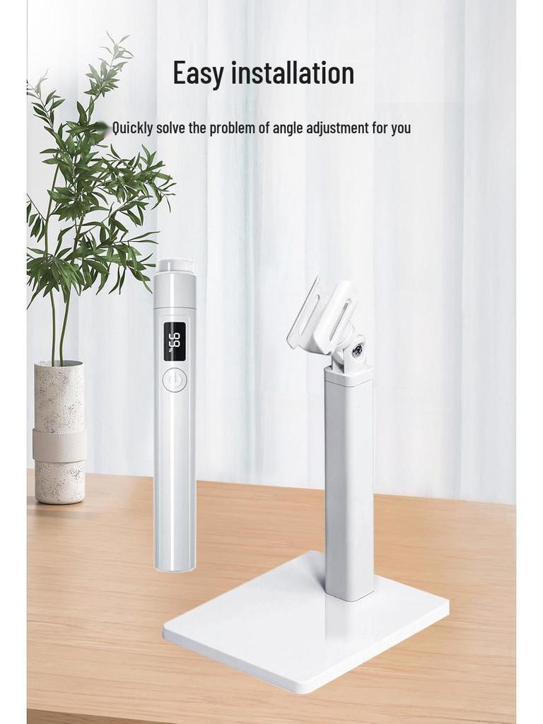 360° Rotating Portable Nail Light Stand for Manicure and Wearable Nail Pieces