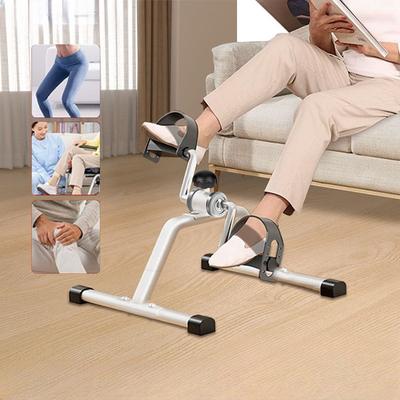 Mini Exercise Bike Portable Pedal Exerciser Adjustable Resistance Foot Peddler Machine Ini BICYCLE Trainer for Seniors