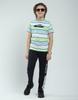 Monte Carlo Boy's Striped Pattern Regular Fit Half Sleeve T-Shirt