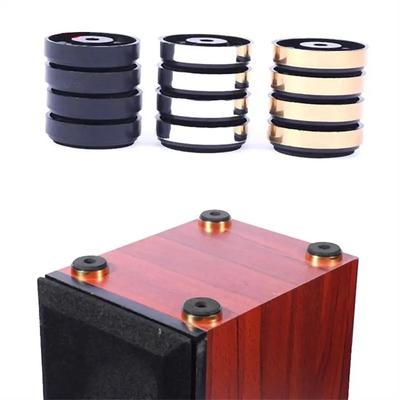 Gold Silber Schwarz Audio Stereo SoundBox Matten Lautsprecher Spikes Verstärker Füße Pad Lautsprecher Ständer Füße Lautsprecher Isolations Füße