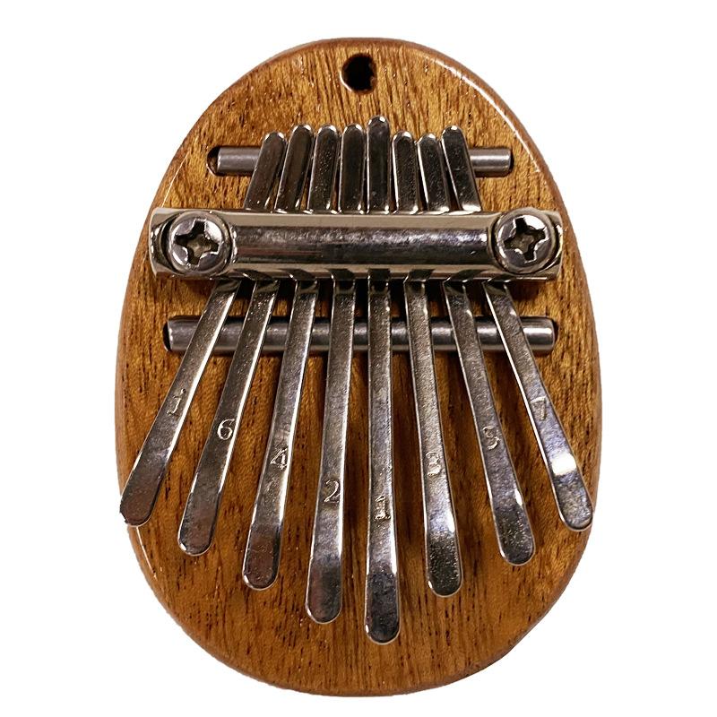 

8-Key Mini Kalimba Exquisite Finger Thumb Piano Marimba Musical Good Accessory Pendant Gift, Portable Instrument, Thumb Violin