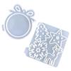 Set of 2 Christmas Tree Pendant Molds Decorative Jewelry Mold Set for Craft Enthusiasts Holiday Decorations Moulds